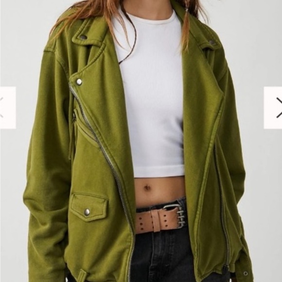 Free People REBEL REBEL  Biker Jacket - Picture 2 of 7